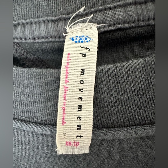 FP Movement by Free People Charcoal Gray Pullover Sweatshirt - Picture 2 of 3